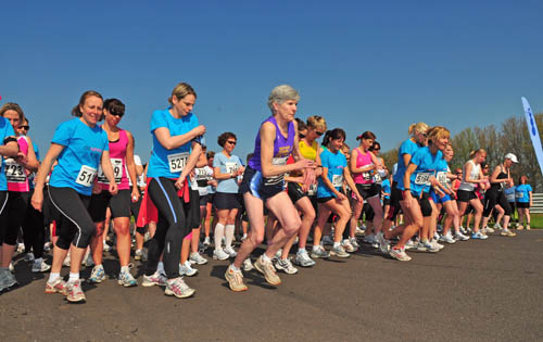 Women of all ages and running experience are invited to compete in the Oulton Park ladies half-marathon.