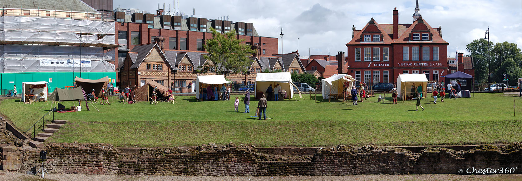 Romans at the amphitheatre